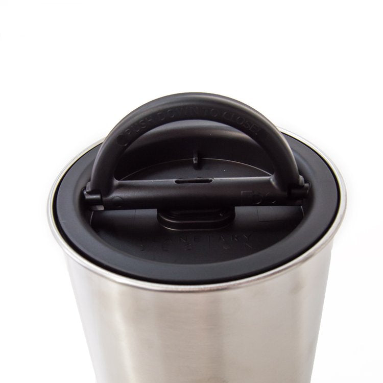 Airscape® Stainless Vacuum Coffee Storage Canister - Logo