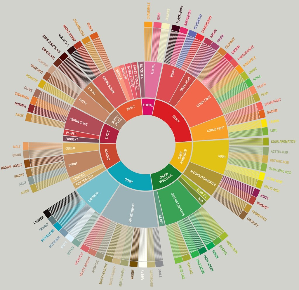 What’s That Flavor? Ask the Coffee Taster's Flavor Wheel