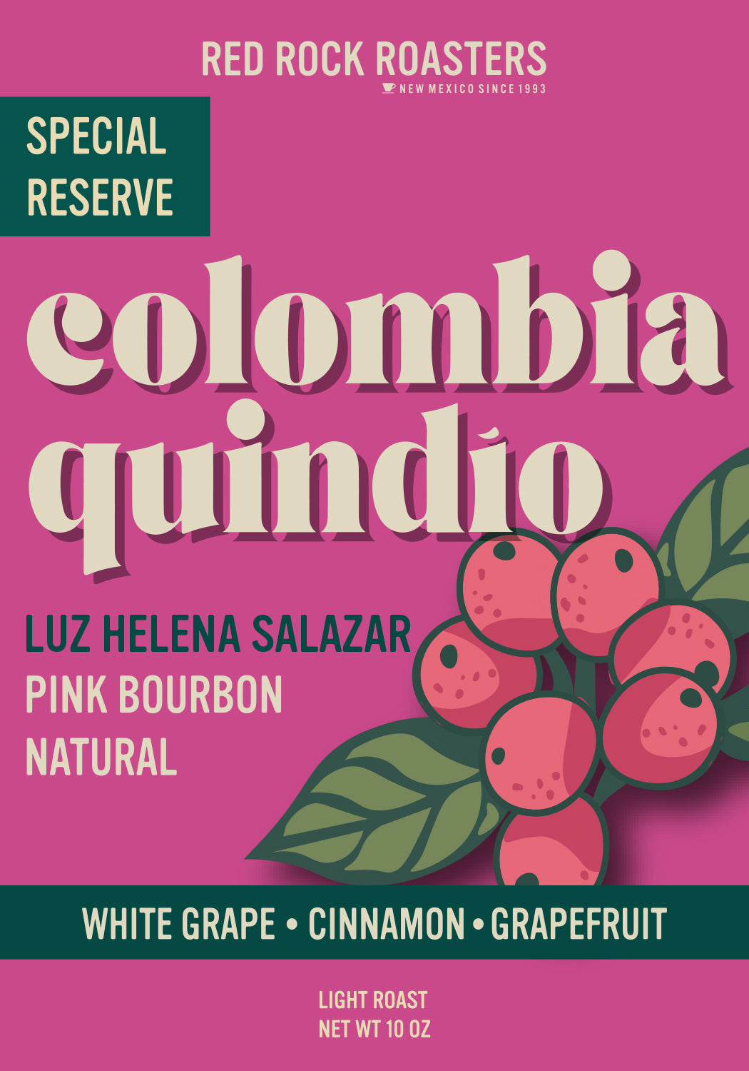 Colombia Quindío Pink Bourbon 