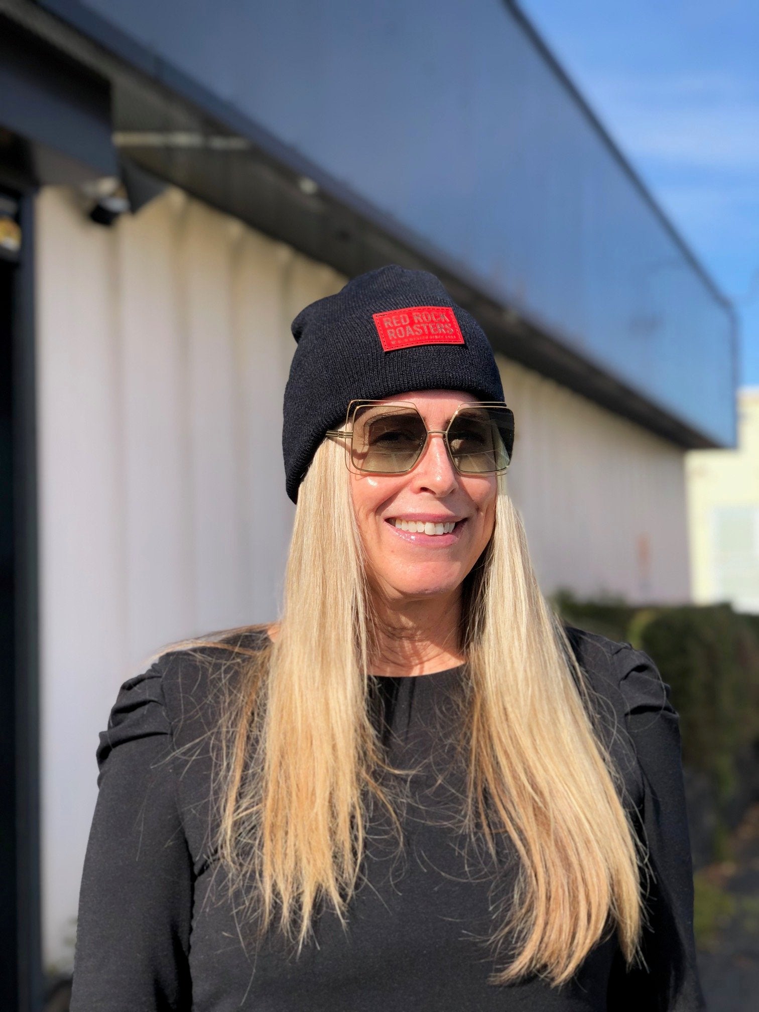 Red Rock Roasters Logo Patch Beanie